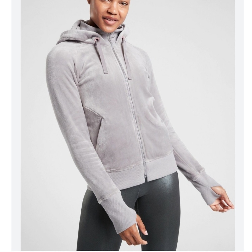 Athleta Triumph Velour Hoodie